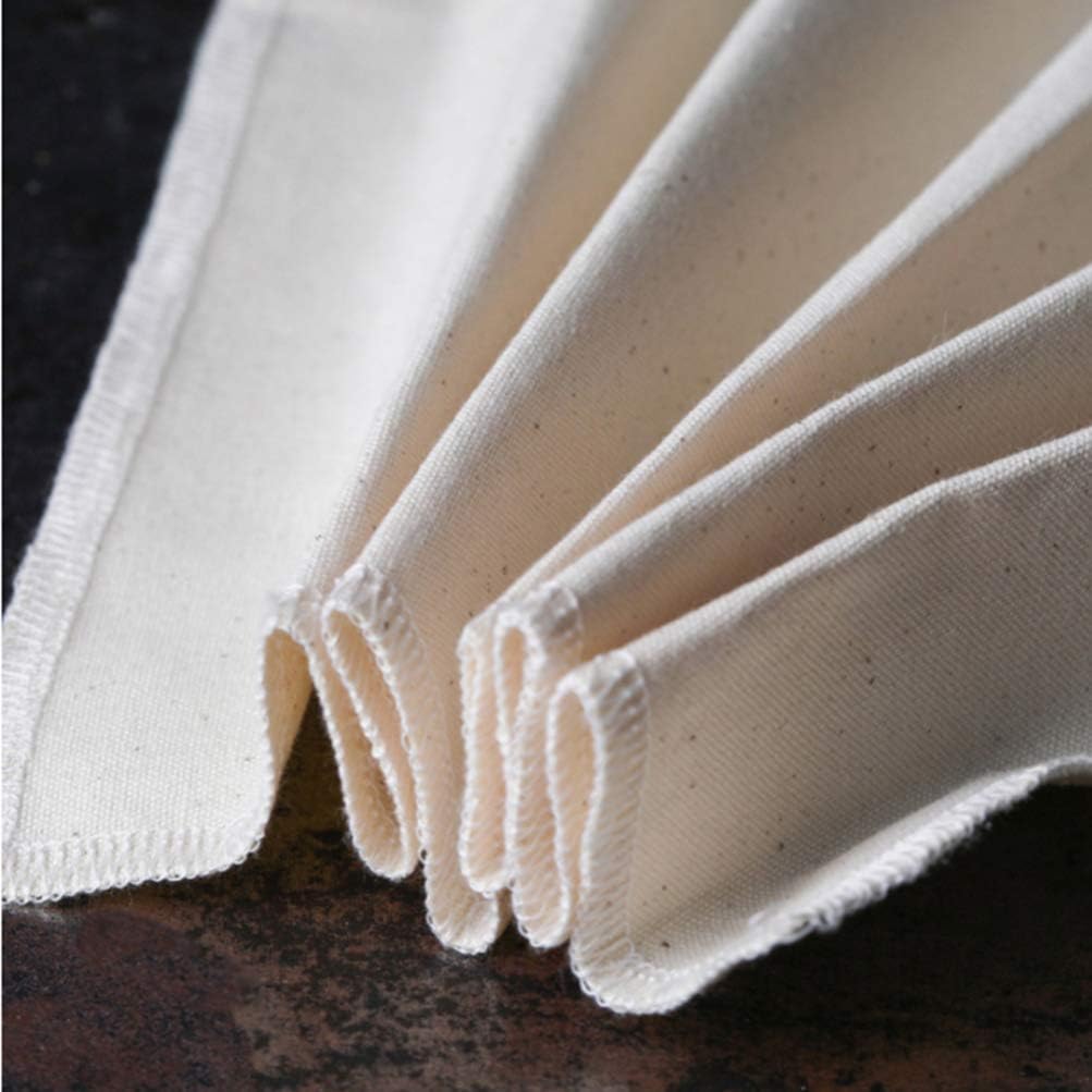 Hemoton Sourdough Basket Cloth Linen Bakers Dough Couche Proofing Cloth Cotton Pastry Bread Towel Fermented Mat Shaping Tool for Loafs Ciabatta Kitchen 150x60cm Beige Baking Basket Liner - Image 6