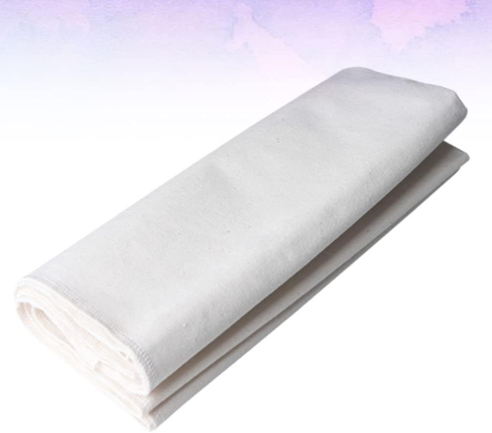 Hemoton Sourdough Basket Cloth Linen Bakers Dough Couche Proofing Cloth Cotton Pastry Bread Towel Fermented Mat Shaping Tool for Loafs Ciabatta Kitchen 150x60cm Beige Baking Basket Liner - Image 9